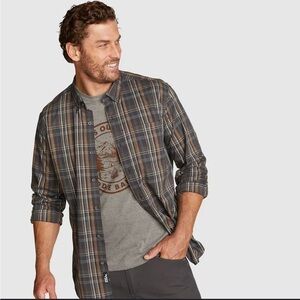 Men's Voyager Flex Long-Sleeve Shirt Size Small